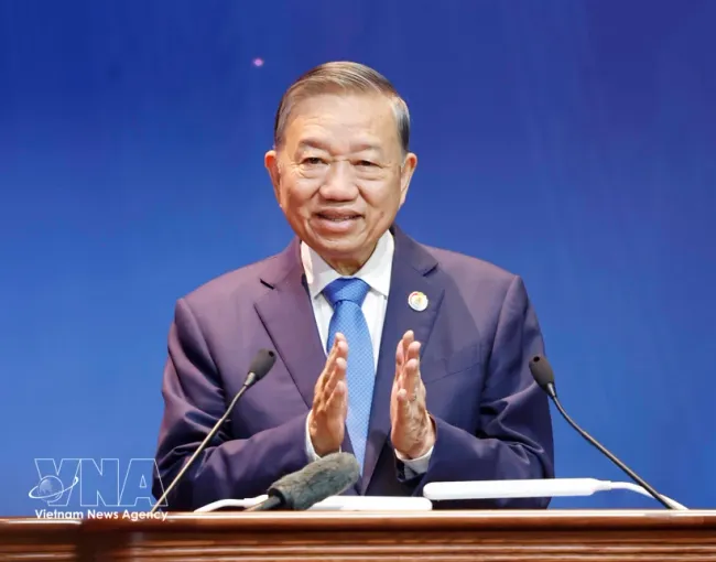 Party General Secretary and State President To Lam speaks at the 14th Vietnam Trade Union Congress on June 4. (Photo: VNA)