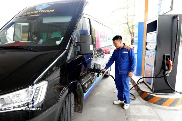 A Petrolimex fuel station in Hung Yen province (Photo: VNA)