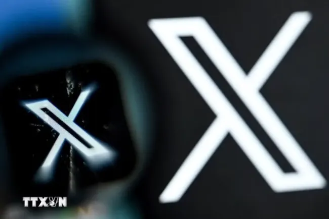 The logo of social media platform X (Illustrative photo: AFP/VNA)