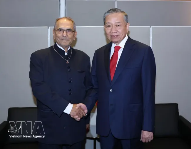 General Secretary of the Communist Party of Vietnam Central Committee and President To Lam meets with Timor-Leste President José Ramos-Horta in New York on September 22, 2026. Photo: VNA