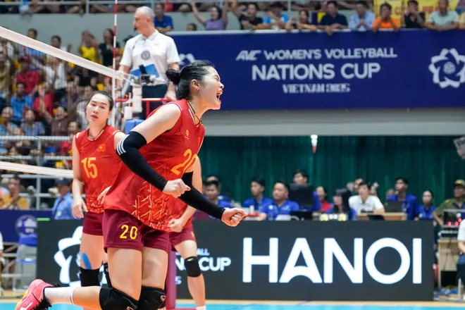 H&agrave;nh tr&igrave;nh v&ocirc; địch AVC Nations Cup 2025 thuyết phục của c&aacute;c c&ocirc; g&aacute;i Việt Nam- Ảnh 6.