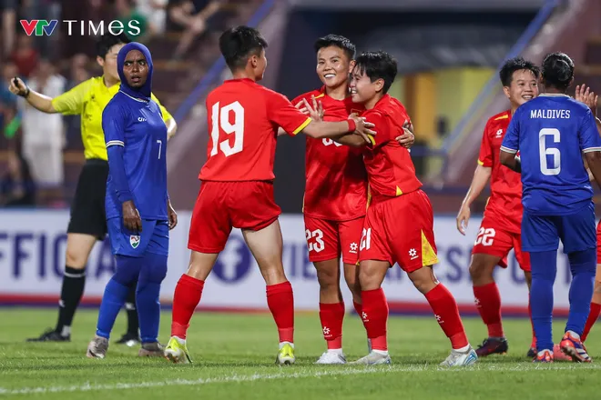 Tuyển nữ Việt Nam ra qu&acirc;n b&ugrave;ng nổ tại v&ograve;ng loại Asian Cup 2026- Ảnh 3.