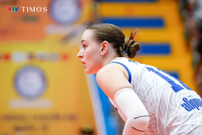 Nhan sắc cực phẩm của "Búp bê Nga" Palshina Elizaveta tại VTV Ferroli Cup 2025- Ảnh 5.