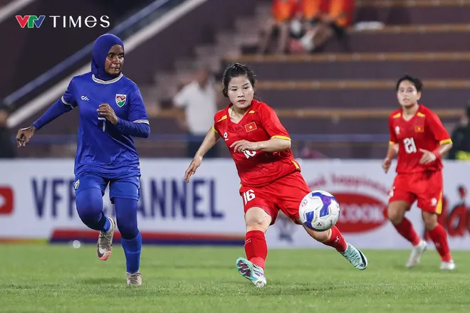 Tuyển nữ Việt Nam ra qu&acirc;n b&ugrave;ng nổ tại v&ograve;ng loại Asian Cup 2026- Ảnh 1.