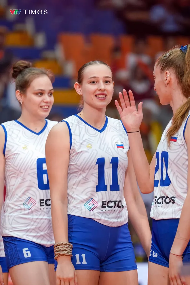 Nhan sắc cực phẩm của "Búp bê Nga" Palshina Elizaveta tại VTV Ferroli Cup 2025- Ảnh 3.