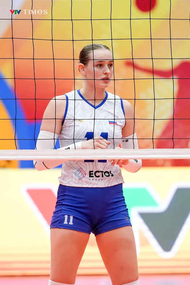 Nhan sắc cực phẩm của "Búp bê Nga" Palshina Elizaveta tại VTV Ferroli Cup 2025- Ảnh 6.
