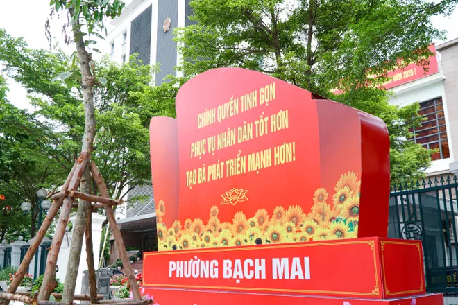 Trụ sở các xã, phường mới tại Hà Nội sẵn sàng cho thời khắc lịch sử- Ảnh 4. Trụ sở các xã, phường mới tại Hà Nội sẵn sàng cho thời khắc lịch sử- Ảnh 4.