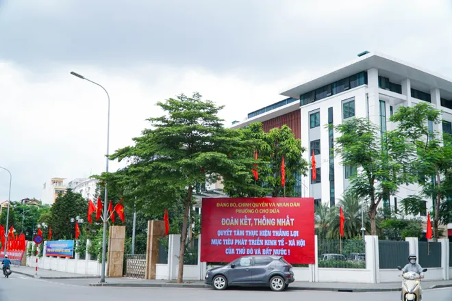 Trụ sở các xã, phường mới tại Hà Nội sẵn sàng cho thời khắc lịch sử- Ảnh 7. Trụ sở các xã, phường mới tại Hà Nội sẵn sàng cho thời khắc lịch sử- Ảnh 7.
