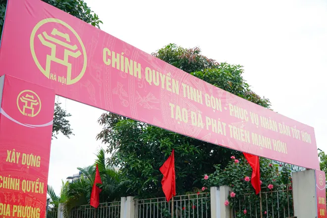 Trụ sở các xã, phường mới tại Hà Nội sẵn sàng cho thời khắc lịch sử- Ảnh 22. Trụ sở các xã, phường mới tại Hà Nội sẵn sàng cho thời khắc lịch sử- Ảnh 22.