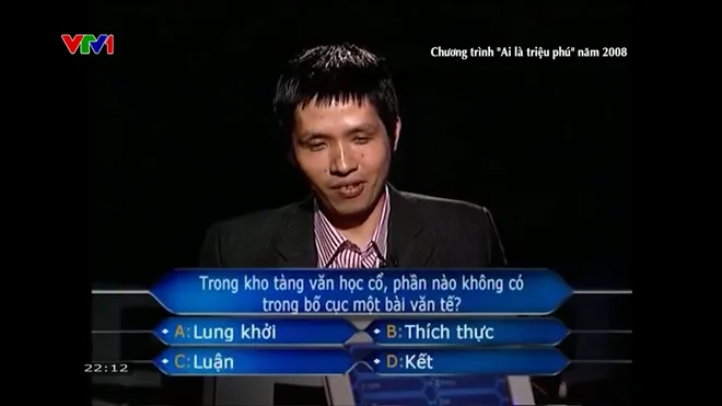 Ký ức VTV: Gặp lại người chơi đầu tiên vượt qua câu số 14 trong lịch sử 20 năm Ai là triệu phú- Ảnh 2. Ký ức VTV: Gặp lại người chơi đầu tiên vượt qua câu số 14 trong lịch sử 20 năm Ai là triệu phú- Ảnh 2.