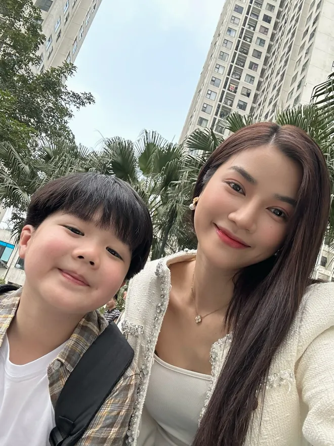 Trọng Lân - Anh Đào quấn quýt bên các con ở hậu trường Cầu vồng ở phía chân trời - Ảnh 6.