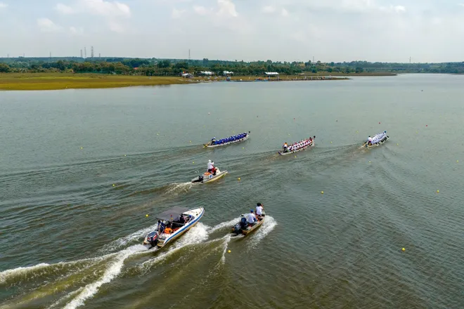 TP Hồ Chí Minh để lại nhiều dấu ấn tại Giải Đua thuyền truyền thống Vô địch quốc gia 2025- Ảnh 3. TP Hồ Chí Minh để lại nhiều dấu ấn tại Giải Đua thuyền truyền thống Vô địch quốc gia 2025- Ảnh 3.