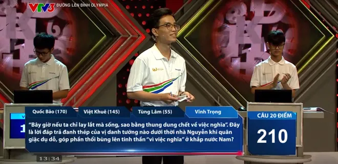 Nam sinh Hà Nội lội ngược dòng giành chiến thắng Đường lên đỉnh Olympia - Ảnh 9.