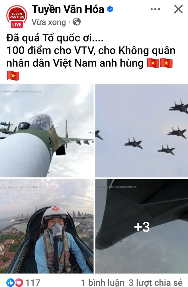Khán giả nói về Lễ kỷ niệm, diễu binh, diễu hành 80 năm Quốc khánh 2/9: Mãn nhãn, "tuyệt đối điện ảnh" - Ảnh 4.