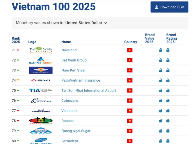 Hai hãng hàng không Việt Nam lọt top 25 thương hiệu giá trị nhất - Ảnh 2.