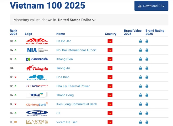 Hai hãng hàng không Việt Nam lọt top 25 thương hiệu giá trị nhất - Ảnh 3.