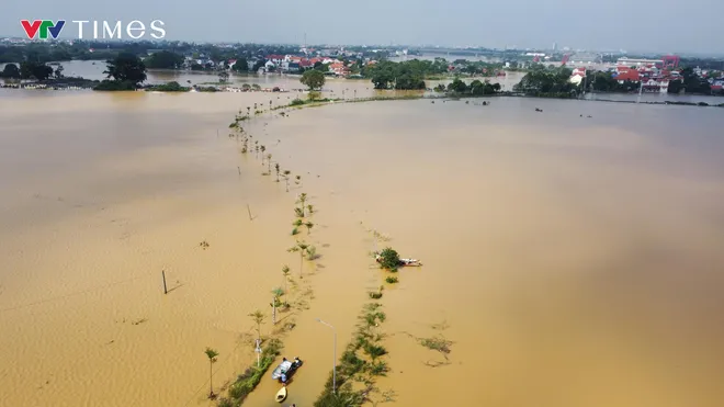 Phú Thọ: Nước sông dâng cao gây ngập cục bộ tại xã Sơn Đông  - Ảnh 2.