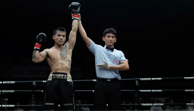 Nguyễn Văn Hải thắng thuyết phục tại "Ngòi nổ quyền anh – Trigger Promotion 5"- Ảnh 5. Nguyễn Văn Hải thắng thuyết phục tại "Ngòi nổ quyền anh – Trigger Promotion 5"- Ảnh 5.