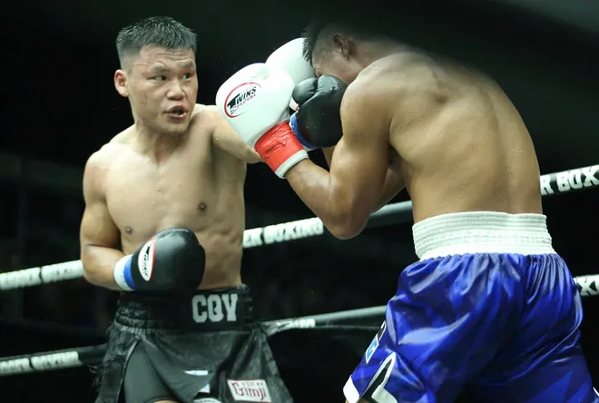 Nguyễn Văn Hải thắng thuyết phục tại "Ngòi nổ quyền anh – Trigger Promotion 5"- Ảnh 1. Nguyễn Văn Hải thắng thuyết phục tại "Ngòi nổ quyền anh – Trigger Promotion 5"- Ảnh 1.