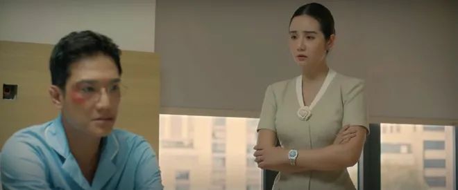 Cách em 1 milimet - Tập 19: Ngân mất mặt trước Viễn khi việc Nghiêm cưỡng bức bạn gái Đức vỡ lở - Ảnh 5.