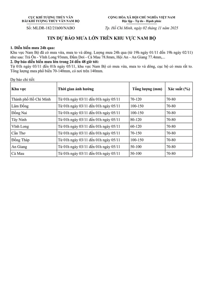 Cảnh báo "nguy cơ kép" gây ngập diện rộng tại TP Hồ Chí Minh và các tỉnh phía Nam- Ảnh 1. Cảnh báo "nguy cơ kép" gây ngập diện rộng tại TP Hồ Chí Minh và các tỉnh phía Nam- Ảnh 1.