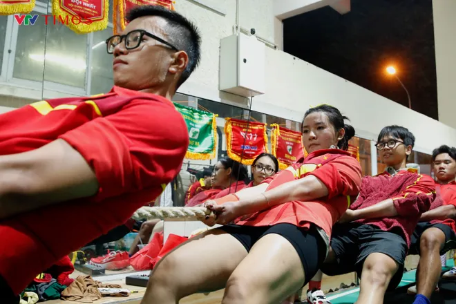 Một buổi tập của ĐT kéo co Việt Nam chuẩn bị cho SEA Games 33- Ảnh 5.
