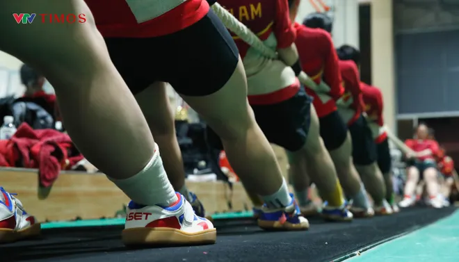 Một buổi tập của ĐT kéo co Việt Nam chuẩn bị cho SEA Games 33- Ảnh 16.