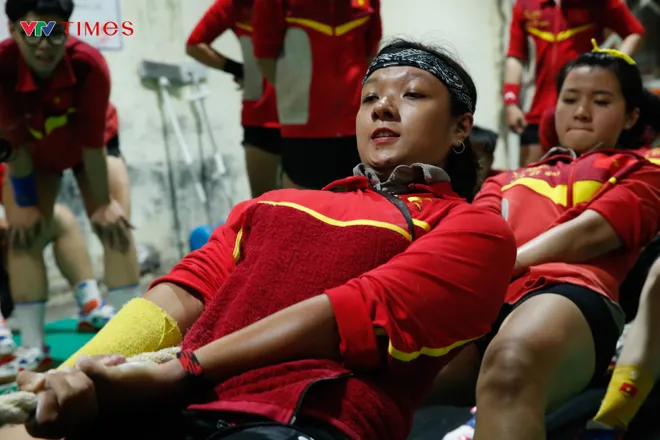 Một buổi tập của ĐT kéo co Việt Nam chuẩn bị cho SEA Games 33- Ảnh 24.