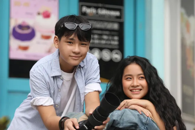 "Biên" nhỏ Phạm Đức Phong của Cách em 1 milimet: Đến với diễn xuất để chữa tính nhút nhát - Ảnh 4.