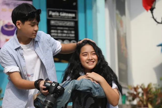 "Biên" nhỏ Phạm Đức Phong của Cách em 1 milimet: Đến với diễn xuất để chữa tính nhút nhát - Ảnh 6.