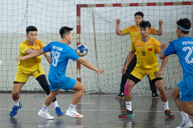 Bóng ném Việt Nam bứt tốc, quyết tâm bảo vệ ngôi vương SEA Games- Ảnh 4. Bóng ném Việt Nam bứt tốc, quyết tâm bảo vệ ngôi vương SEA Games- Ảnh 4.