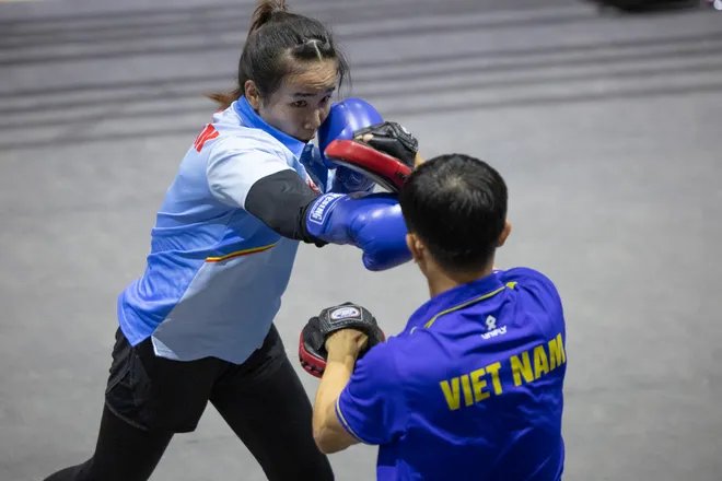 "Tinh thần thép" của những bóng hồng Boxing Việt Nam trước thềm SEA Games 33- Ảnh 18.