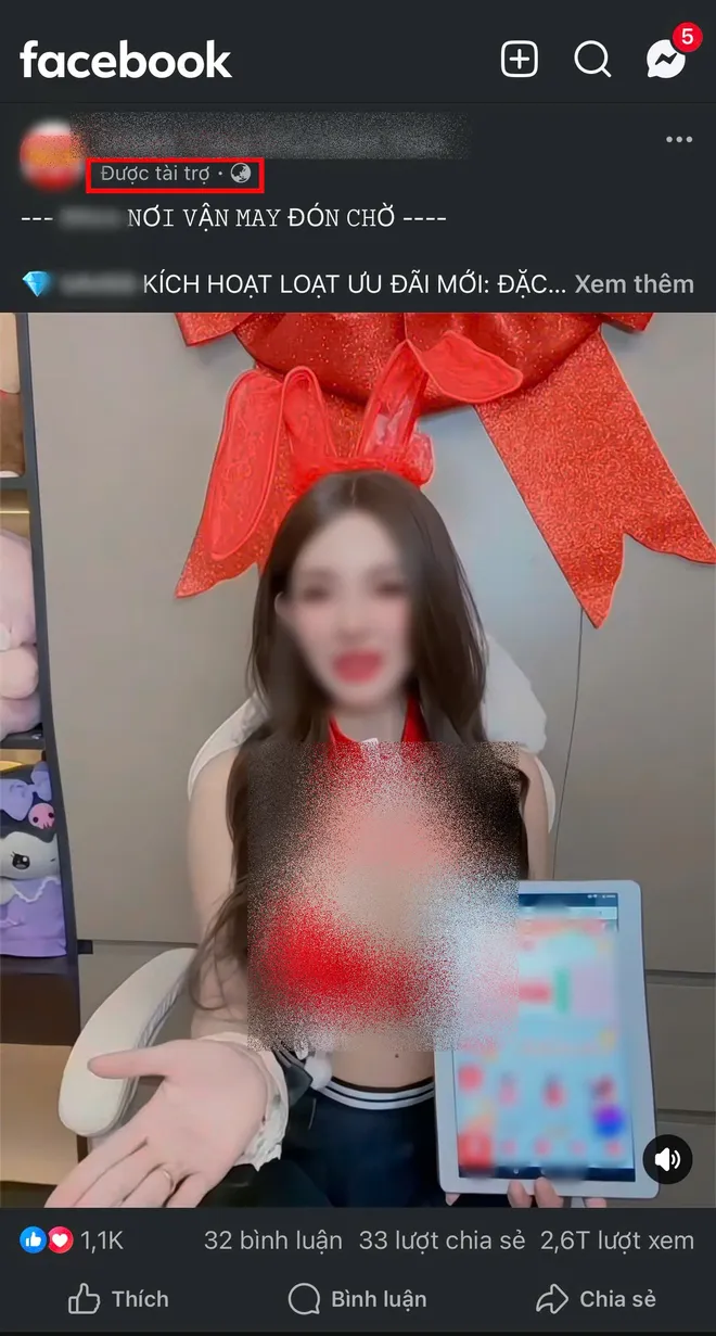 Quảng cáo cờ bạc, cá độ tràn lan trên mạng xã hội - Ảnh 1.