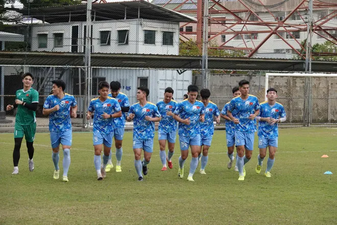 U22 Việt Nam tự tin hướng tới trận gặp U22 Malaysia- Ảnh 1. U22 Việt Nam tự tin hướng tới trận gặp U22 Malaysia- Ảnh 1.