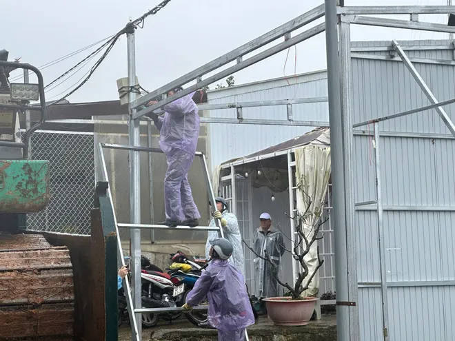 L&acirc;m Đồng: Cưỡng chế ph&aacute; dỡ 6 c&ocirc;ng tr&igrave;nh kh&ocirc;ng ph&eacute;p ở phường Xu&acirc;n Trường - Ảnh 8.