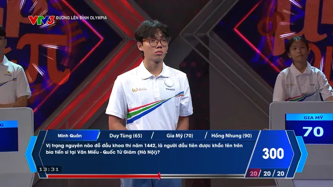 Nam sinh lạnh lùng thẳng tiến giành vòng nguyệt quế Đường lên đỉnh Olympia- Ảnh 8. Nam sinh lạnh lùng thẳng tiến giành vòng nguyệt quế Đường lên đỉnh Olympia- Ảnh 8.