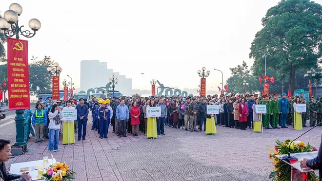 Hà Nội: Tây Hồ phát động đợt cao điểm chào mừng Đại hội XIV của Đảng- Ảnh 1. Hà Nội: Tây Hồ phát động đợt cao điểm chào mừng Đại hội XIV của Đảng- Ảnh 1.