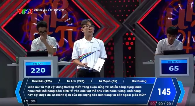 Nam sinh đến từ Đan Phượng (H&agrave; Nội) gi&agrave;nh v&ograve;ng nguyệt quế Đường l&ecirc;n đỉnh Olympia - Ảnh 8.