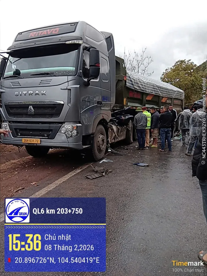 Nguy cơ mất an toàn giao thông trên Quốc lộ 6 dịp Tết Nguyên đán - Ảnh 5.