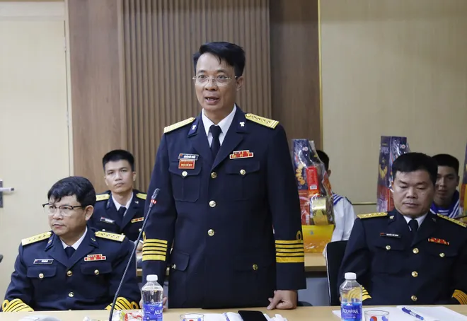 Vùng 3 Hải quân tổ chức điểm cầu trực tuyến chúc Tết các tàu và trạm ra đa - Ảnh 2.