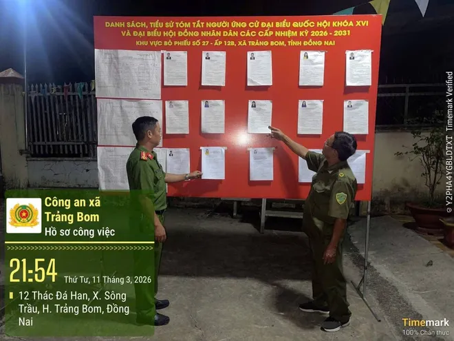 C&ocirc;ng an tỉnh Đồng Nai chủ động đảm bảo an ninh, an to&agrave;n cho cuộc bầu cử - Ảnh 14.