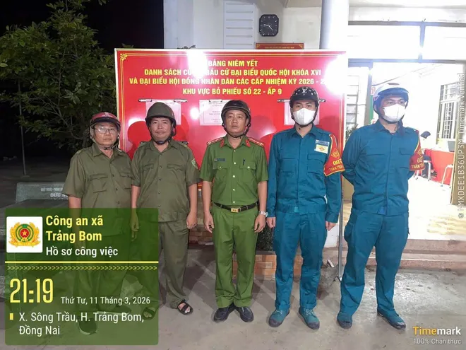 C&ocirc;ng an tỉnh Đồng Nai chủ động đảm bảo an ninh, an to&agrave;n cho cuộc bầu cử - Ảnh 10.