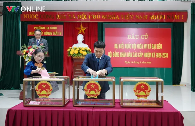 Quảng Ninh rộn ràng ngày bầu cử - Ảnh 1.