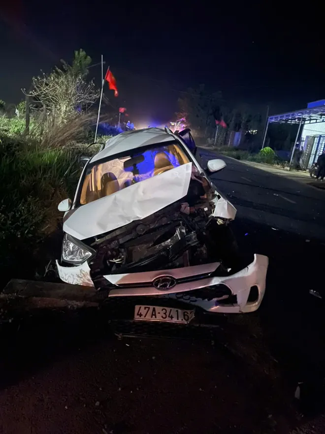 Đắk Lắk: Bắt t&agrave;i xế dương t&iacute;nh g&acirc;y tai nạn li&ecirc;n ho&agrave;n- Ảnh 1.