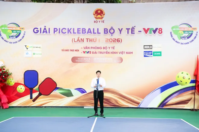 Khai mạc Giải Pickleball Bộ Y tế - VTV8 lần thứ I năm 2026- Ảnh 12.