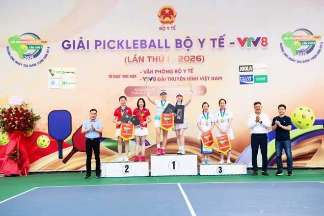 Ấn tượng Giải Pickleball Bộ Y tế - VTV8 lần thứ I năm 2026- Ảnh 15. Ấn tượng Giải Pickleball Bộ Y tế - VTV8 lần thứ I năm 2026- Ảnh 15.