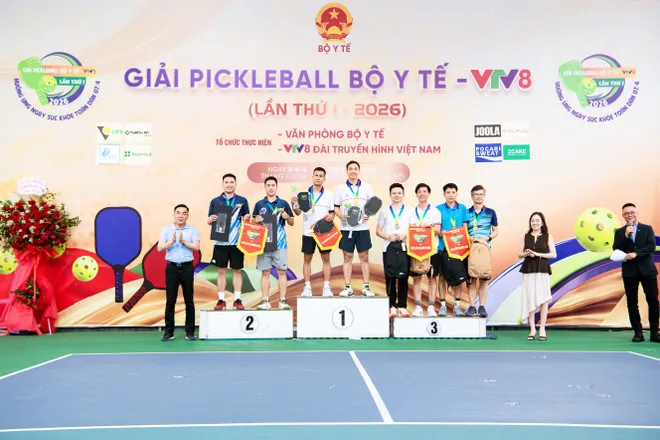 Ấn tượng Giải Pickleball Bộ Y tế - VTV8 lần thứ I năm 2026- Ảnh 7. Ấn tượng Giải Pickleball Bộ Y tế - VTV8 lần thứ I năm 2026- Ảnh 7.