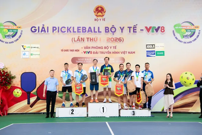 Ấn tượng Giải Pickleball Bộ Y tế - VTV8 lần thứ I năm 2026- Ảnh 8. Ấn tượng Giải Pickleball Bộ Y tế - VTV8 lần thứ I năm 2026- Ảnh 8.