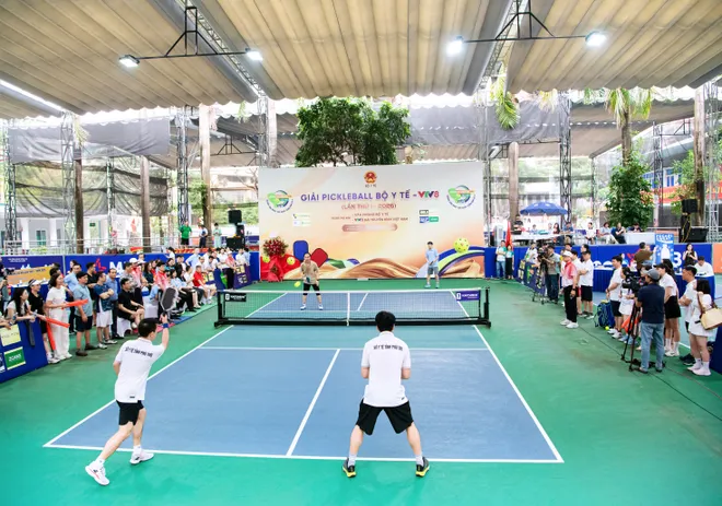 Ấn tượng Giải Pickleball Bộ Y tế - VTV8 lần thứ I năm 2026- Ảnh 4. Ấn tượng Giải Pickleball Bộ Y tế - VTV8 lần thứ I năm 2026- Ảnh 4.
