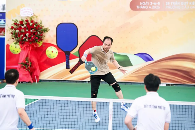 Ấn tượng Giải Pickleball Bộ Y tế - VTV8 lần thứ I năm 2026- Ảnh 6. Ấn tượng Giải Pickleball Bộ Y tế - VTV8 lần thứ I năm 2026- Ảnh 6.